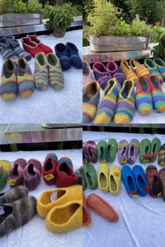 Filzschuhe Handarbeit